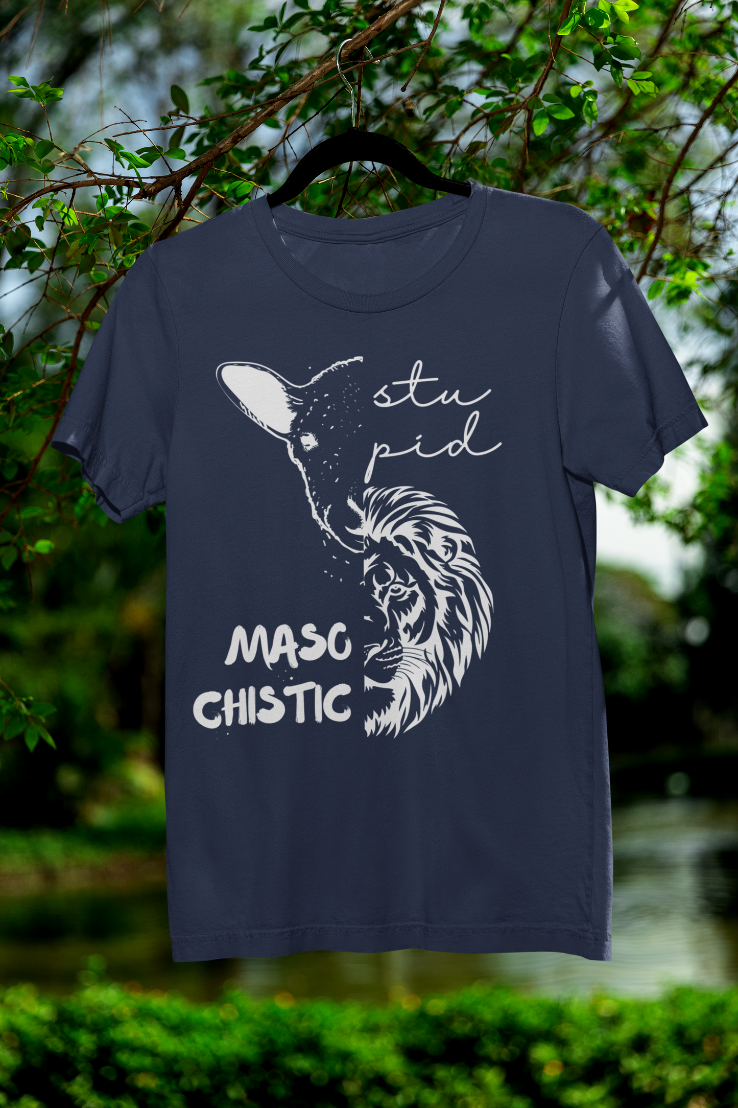 Stupid Lamb Masochistic Lion | Tee