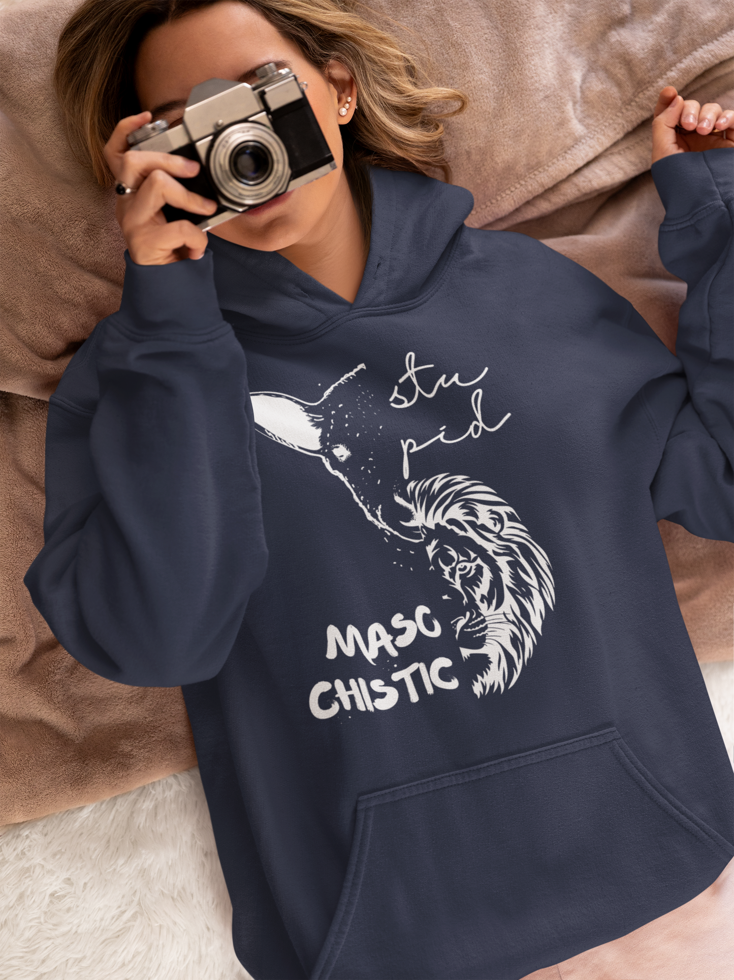 Stupid Lamb Masochistic Lion | Hoodie
