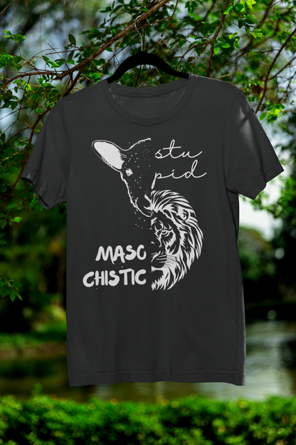 Stupid Lamb Masochistic Lion | Tee