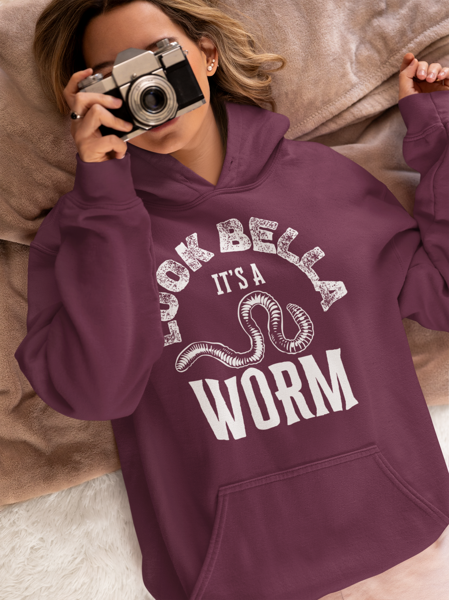 Look Bella, It's A Worm | Hoodie